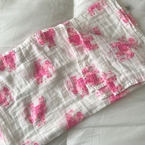 Lilly Pulitzer Pottery Barn Kids Swaddle Blanket